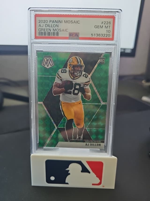 AJ Dillon Panini Mosaic #226 Green Mosaic