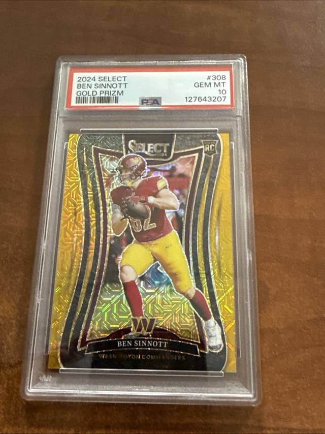 Ben Sinnott Panini Select #308 Gold Prizm