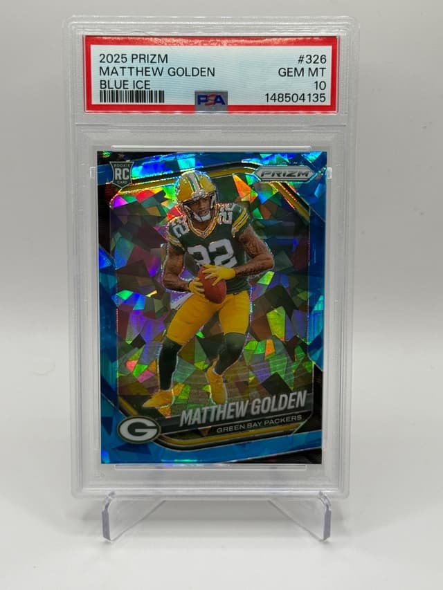 Matthew Golden Panini Prizm #326 Blue Ice