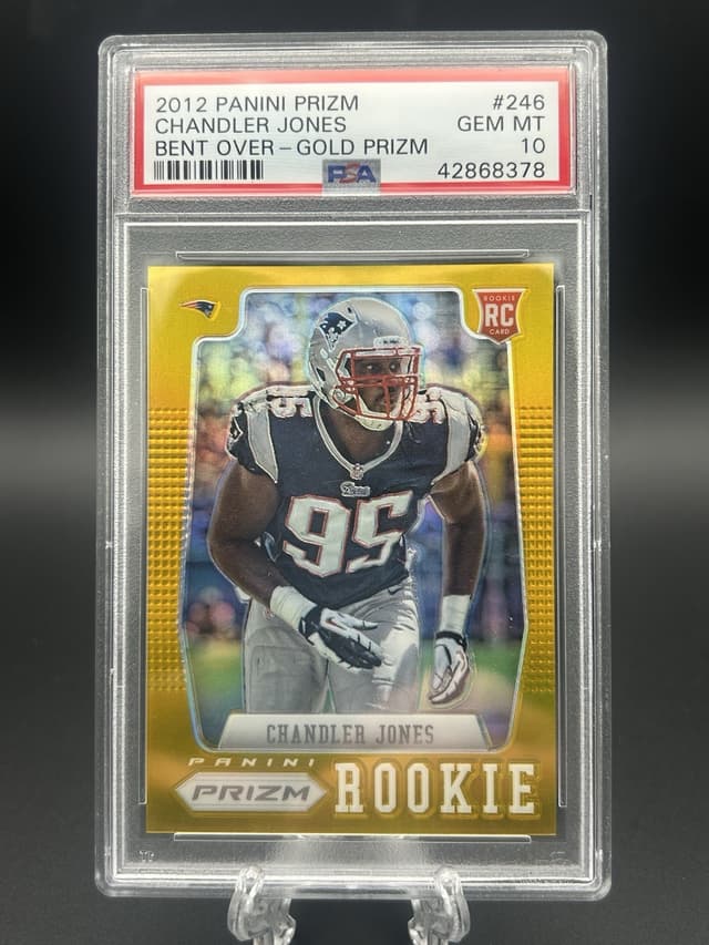 Chandler Jones Panini Prizm #246 Gold Prizm