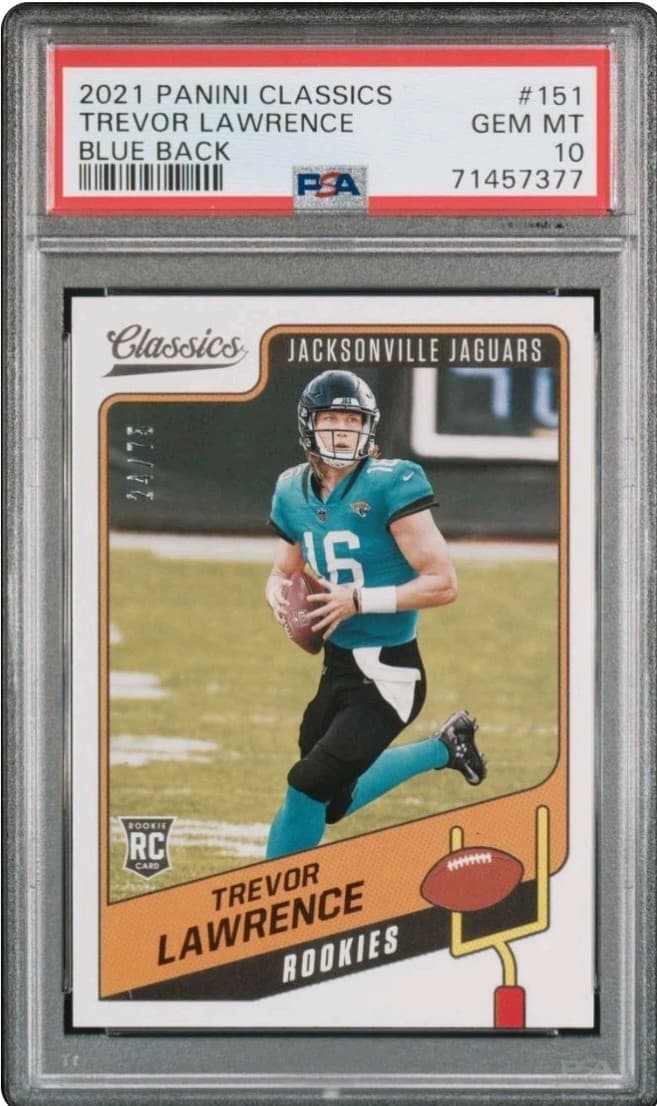 Trevor Lawrence Panini Classics #151 Blue Back