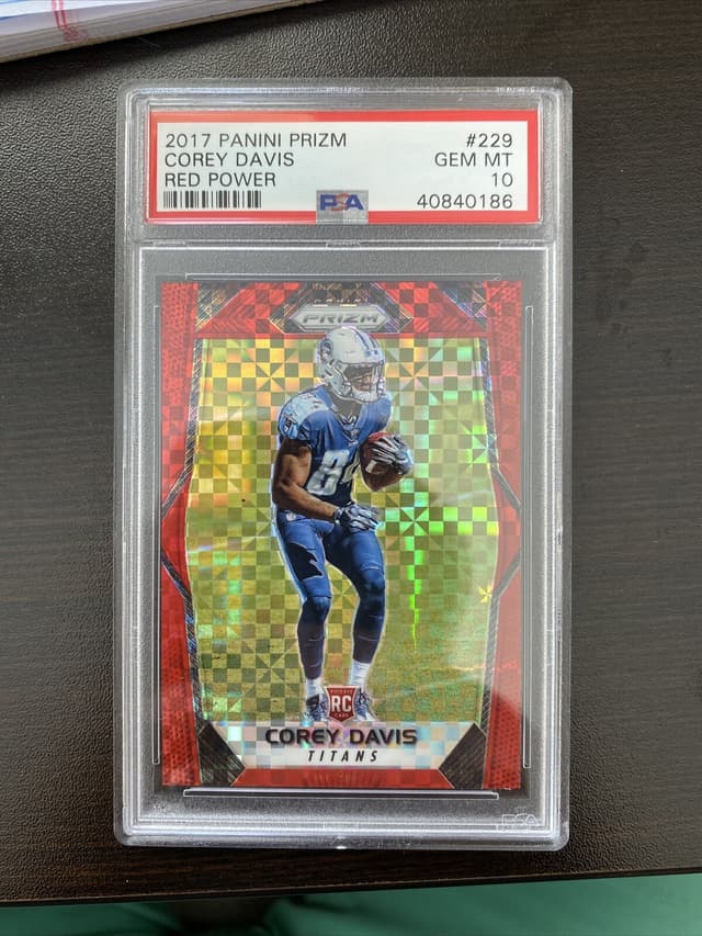 Corey Davis Panini Prizm #229 Red Power