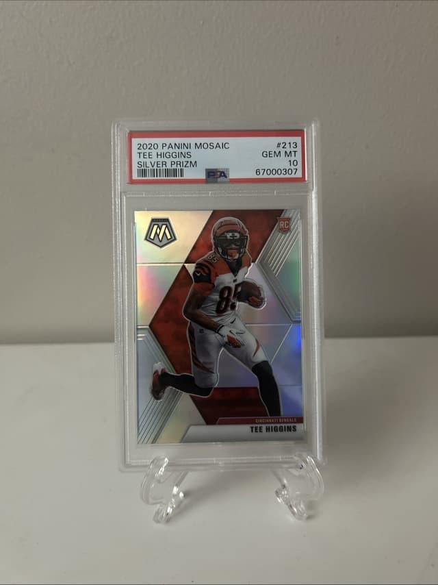 Tee Higgins Panini Mosaic #213 Silver Prizm