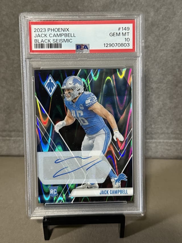 Jack Campbell Panini Phoenix #149 Black Seismic