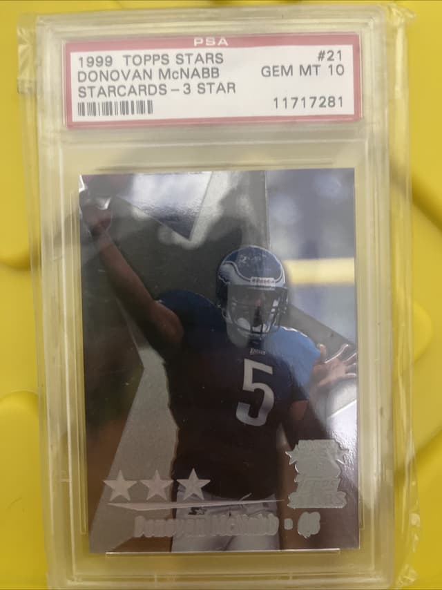 Donovan McNabb Topps Stars Starcards #21 Starcards-3 Star