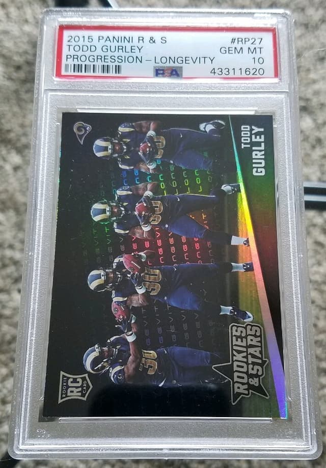 Todd Gurley Panini Rookies & Stars Progression #RP27 Longevity