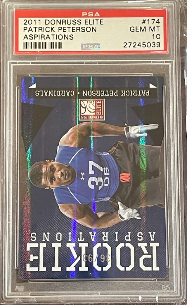 Patrick Peterson Donruss Elite #174 Aspirations