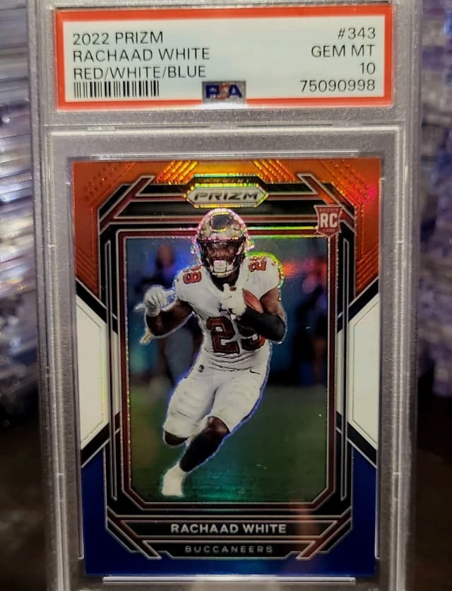 Rachaad White Panini Prizm #343 Red/White/Blue