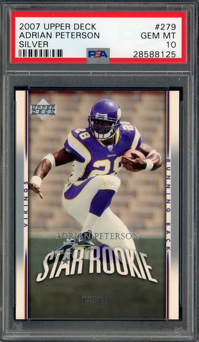 Adrian Peterson Upper Deck #279 Silver