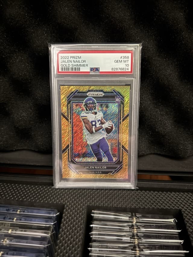 Jalen Nailor Panini Prizm #358 Gold Shimmer