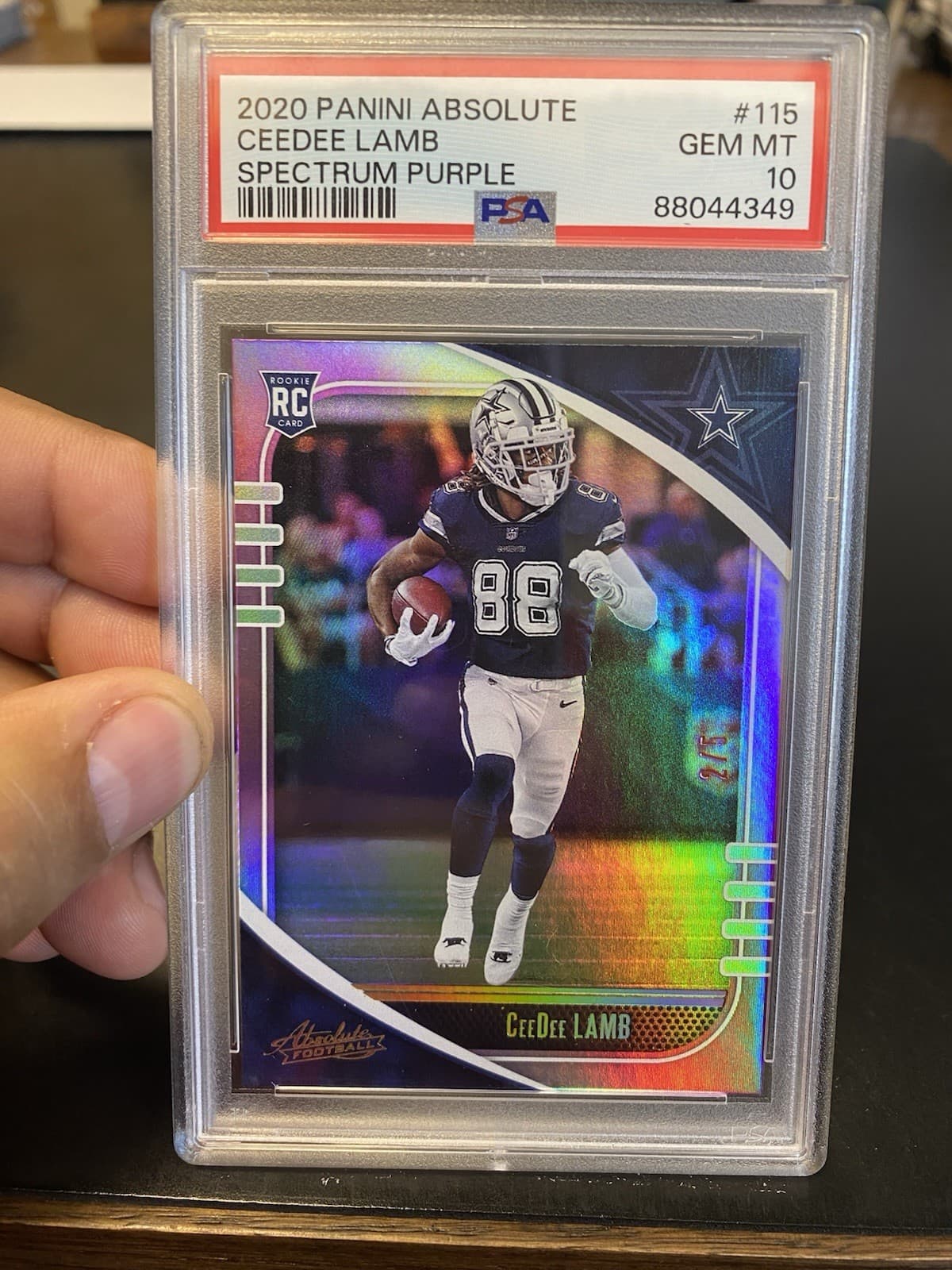 CeeDee Lamb Panini Absolute #115 Spectrum Purple