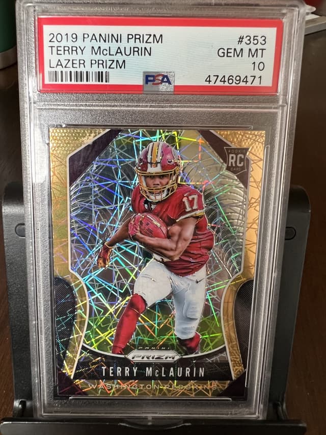 Terry McLaurin Panini Prizm #353 Lazer Prizm
