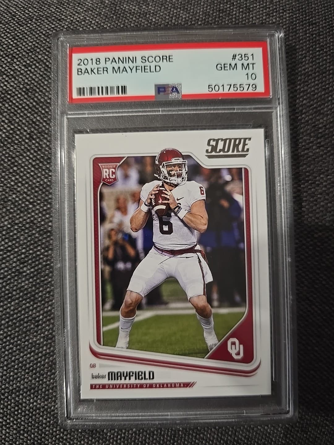 Baker Mayfield Panini Score #351 Base