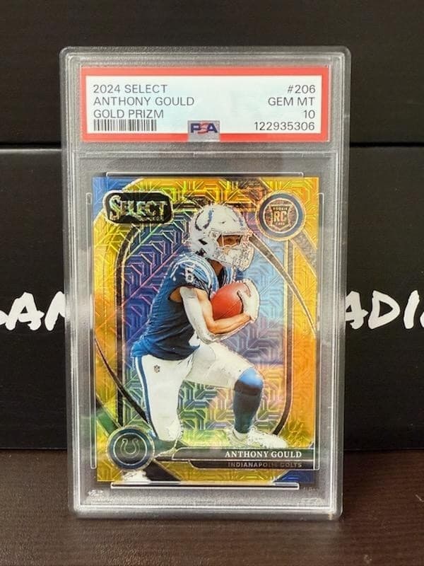 Anthony Gould Panini Select #206 Gold Prizm