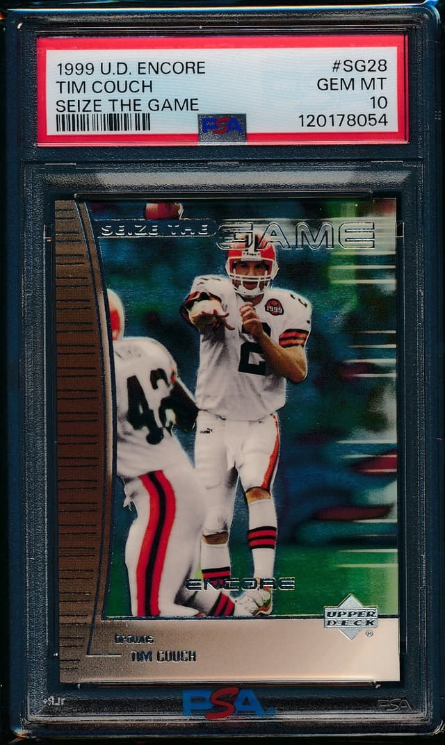 Tim Couch Upper Deck Encore Seize the Game #SG28 Base