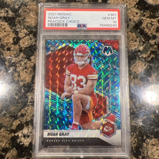 Noah Gray Panini Mosaic #387 Peacock Choice