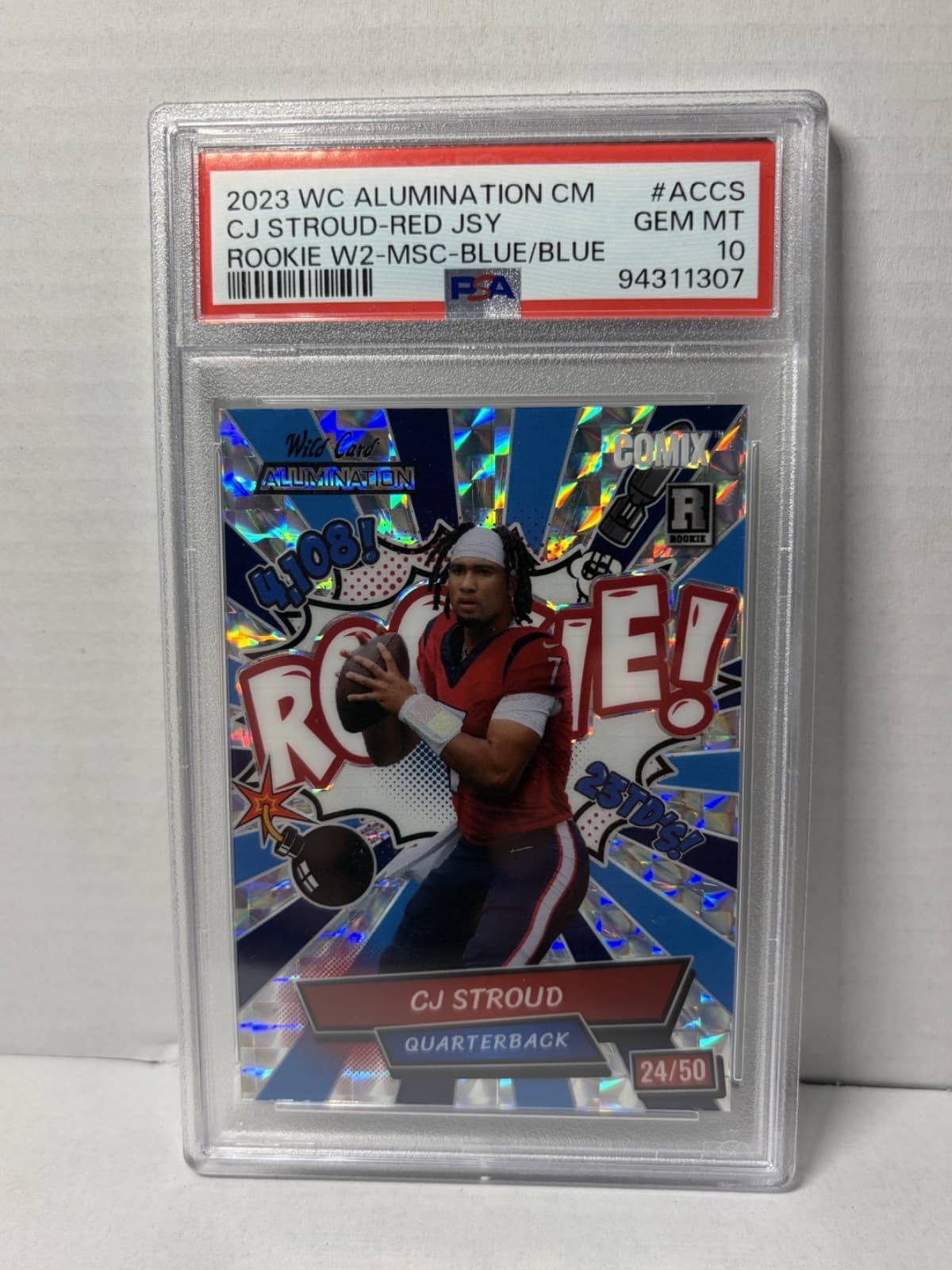 C.J. Stroud Wild Card Alumination Comix CJ Stroud Edition #ACCS Base