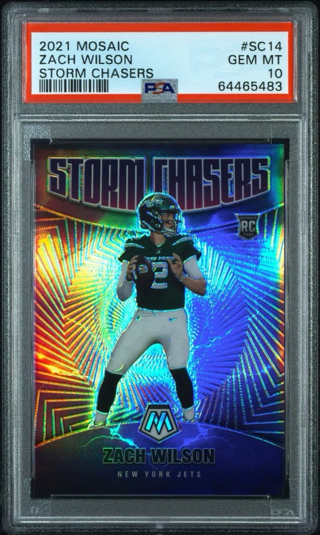 Zach Wilson Panini Phoenix Heat Wave #14 Base