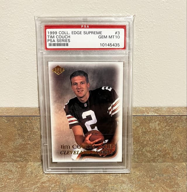 Tim Couch Collector's Edge Supreme PSA Series #3 PSA Series