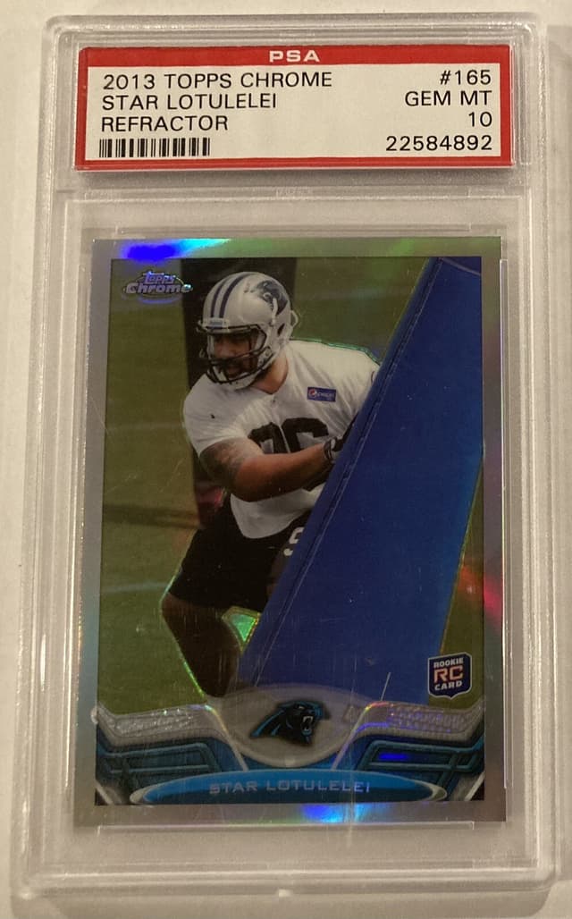 Star Lotulelei Topps Chrome #165 Refractor