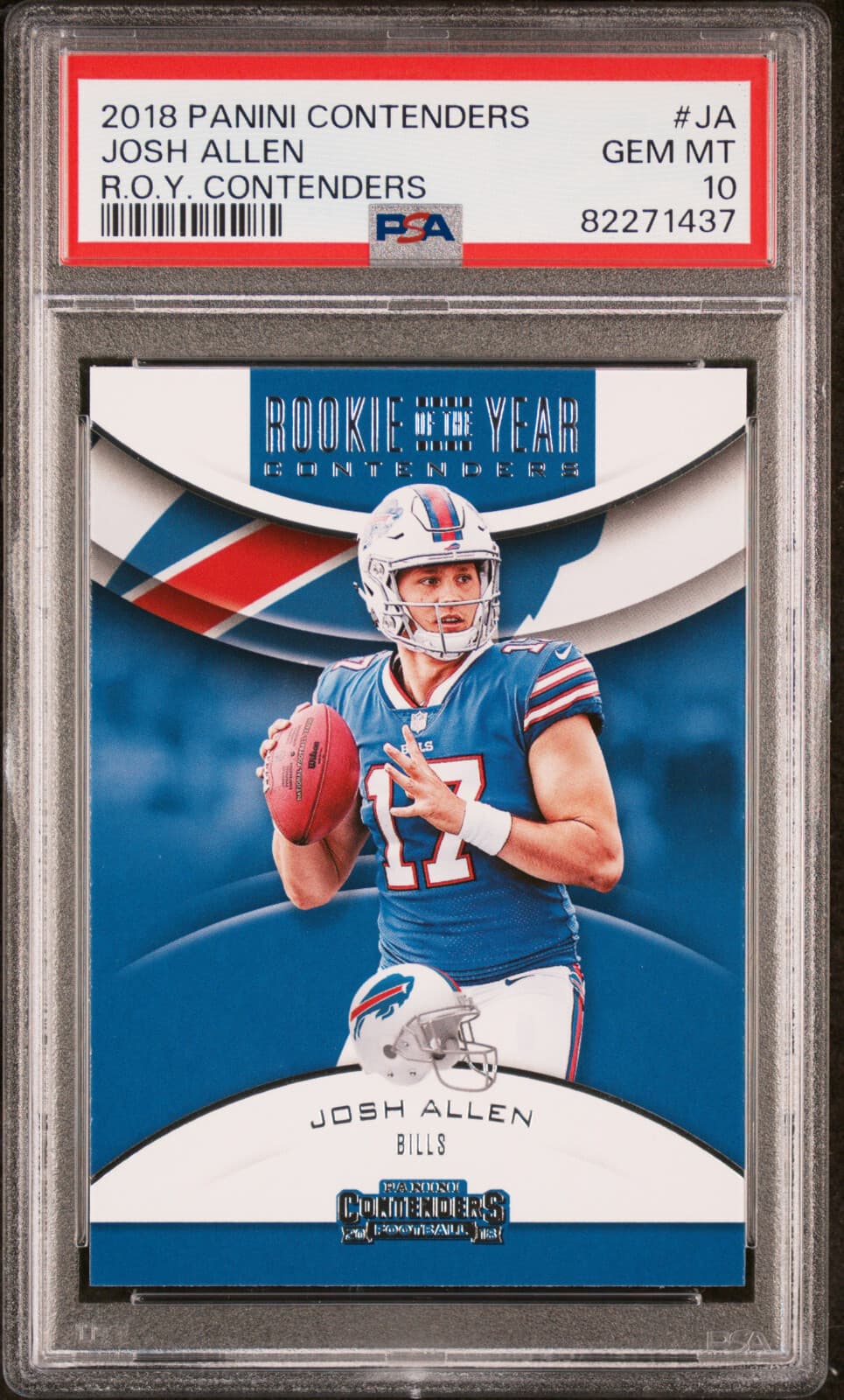 Josh Allen Panini Contenders Optic Rookie of the Year Contenders Autographs #RYAJA Base