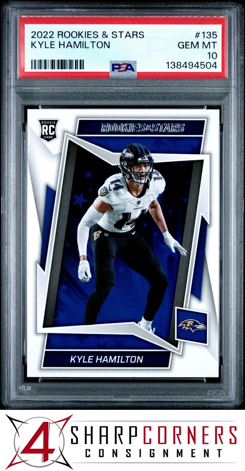Kyle Hamilton Panini Rookies & Stars #135 Base