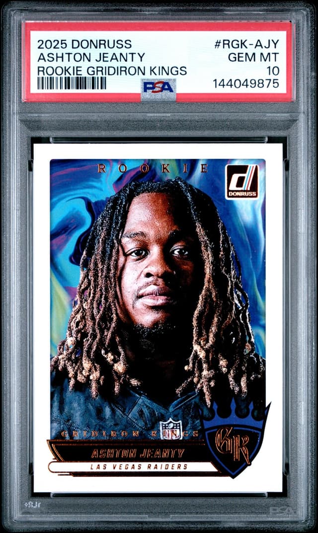 Ashton Jeanty Panini Donruss Rookie Gridiron Kings #RGKAJY Base