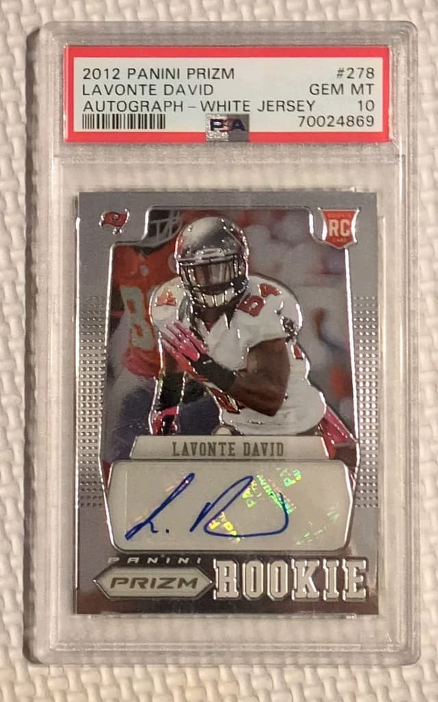 Lavonte David Panini Prizm #278 Autograph-White Jersey