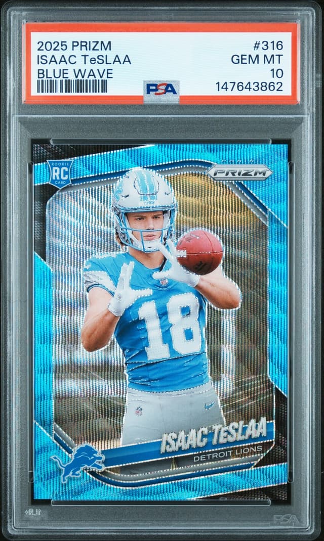 Isaac TeSlaa Panini Prizm #316 Blue Wave