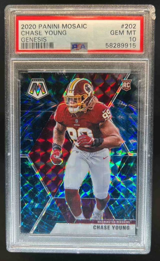 Chase Young Panini Mosaic #202 Genesis