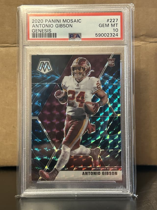Antonio Gibson Panini Mosaic #227 Genesis