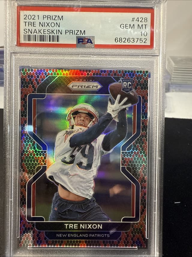Tre Nixon Panini Prizm #428 Snakeskin Prizm