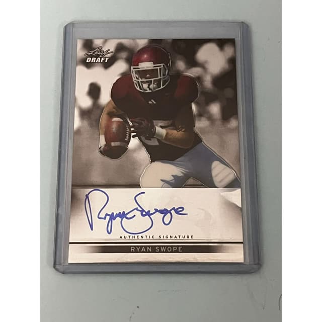 Ryan Swope Leaf Metal Draft #BARS3 Autograph