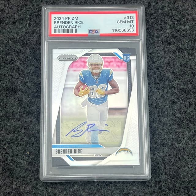 Brenden Rice Panini Prizm #313 Silver Prizm