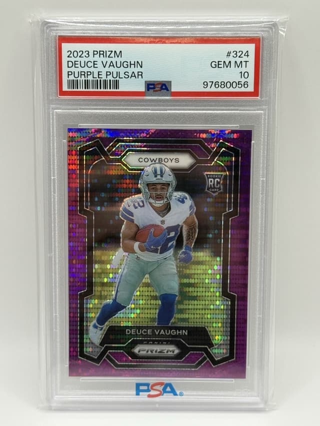 Deuce Vaughn Panini Prizm #324 Purple Pulsar