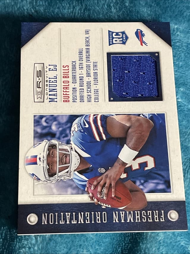 EJ Manuel Panini Rookies & Stars Rookie Crusade #8 Base