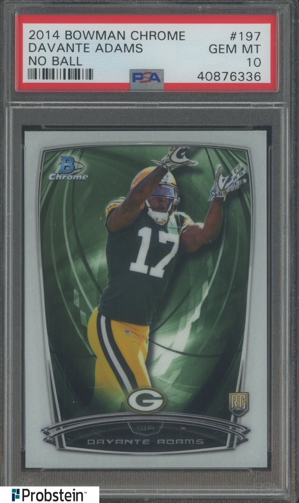 Davante Adams Bowman Chrome #197 No Ball