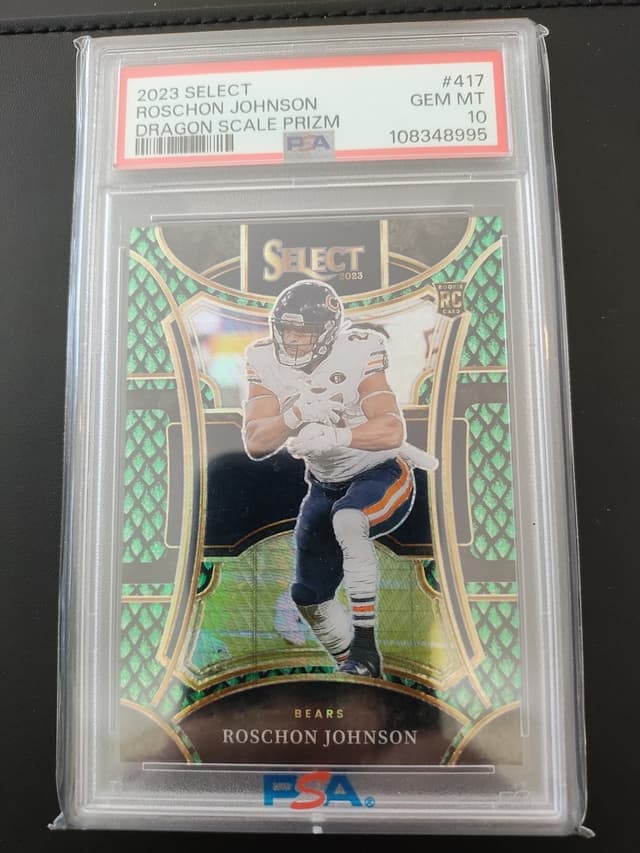 Roschon Johnson Panini Select #417 Dragon Scale Prizm