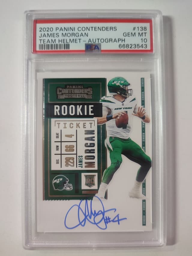 James Morgan Panini Contenders #138 Variation-Autograph