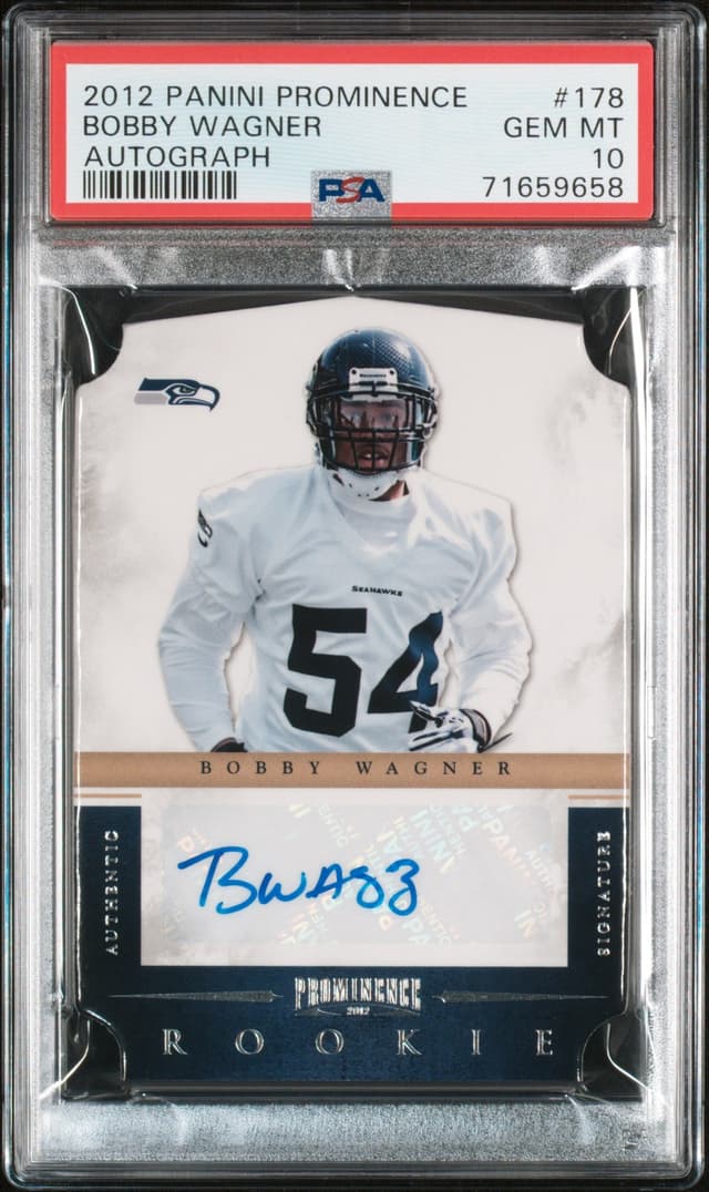 Bobby Wagner Panini Prominence #178 Autograph