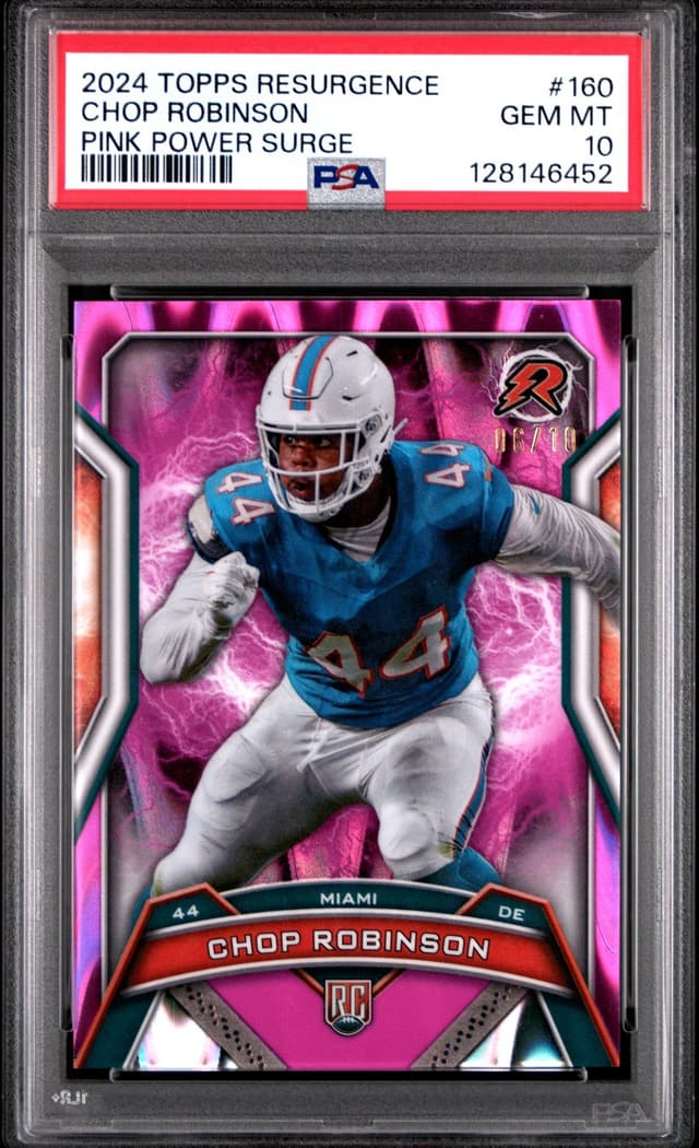 Chop Robinson Topps Resurgence #160 Pink Power Surge