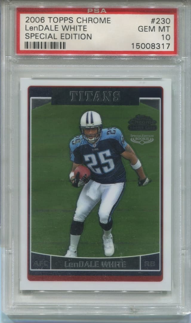 LenDale White Topps Chrome #230 Special Edition