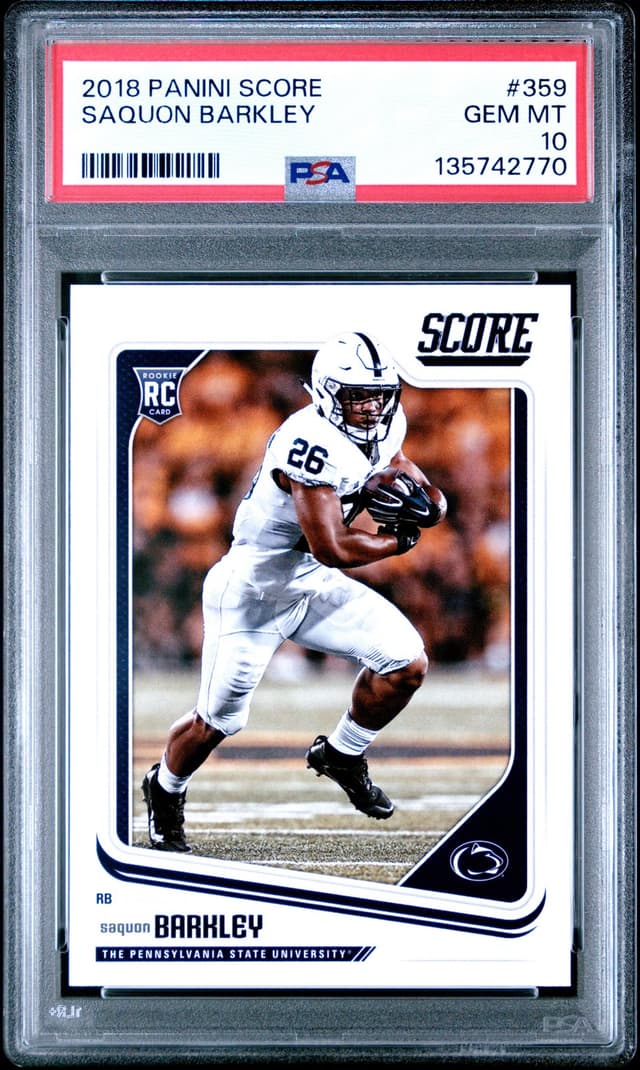 Saquon Barkley Panini Score #359 Base