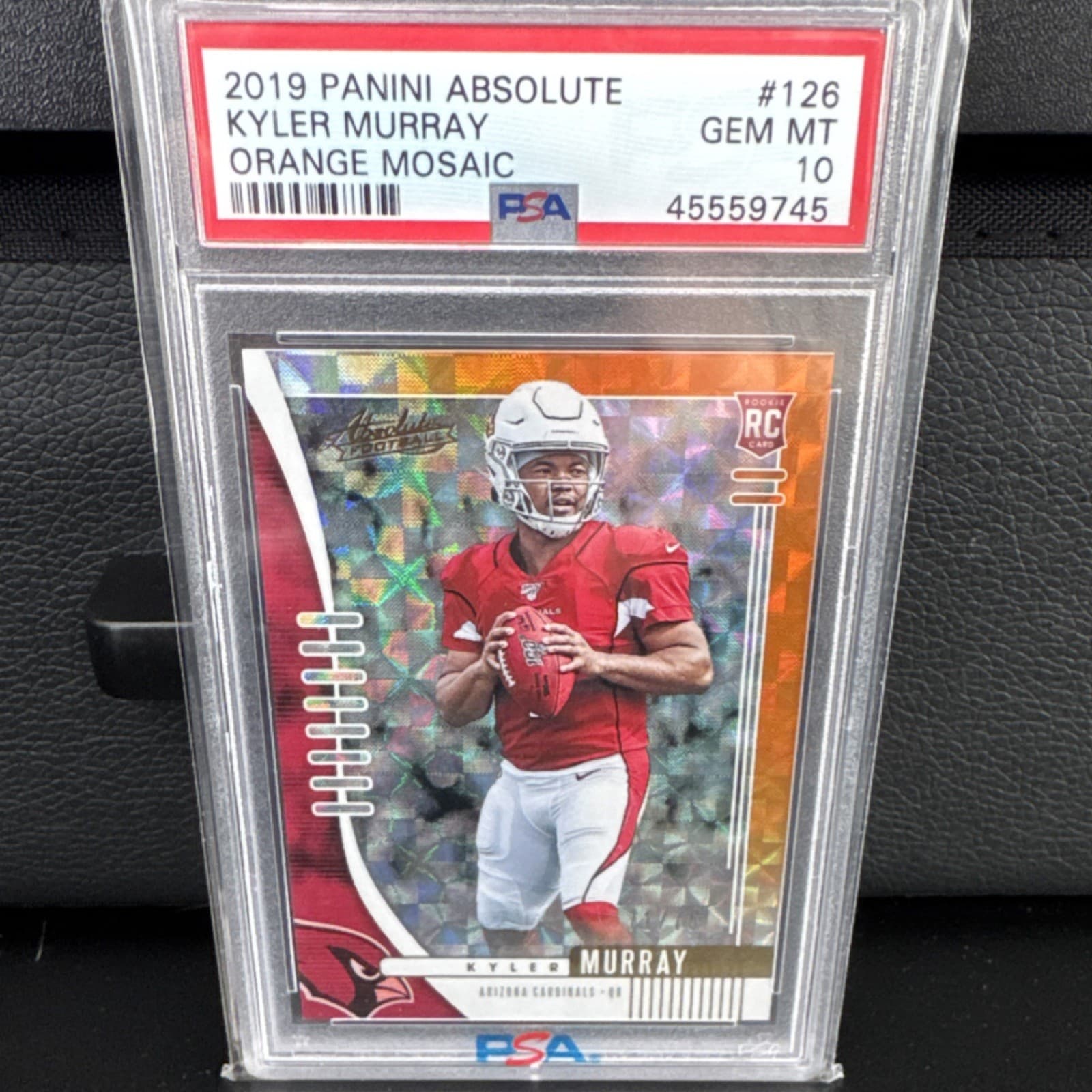 Kyler Murray Panini Absolute #126 Orange Mosaic