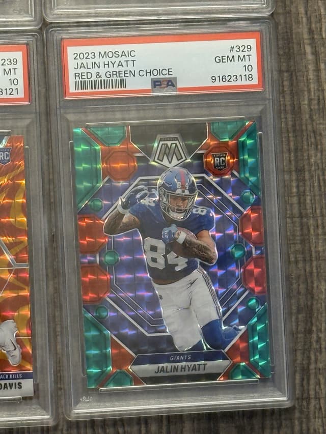 Jalin Hyatt Panini Mosaic #329 Red & Green Choice