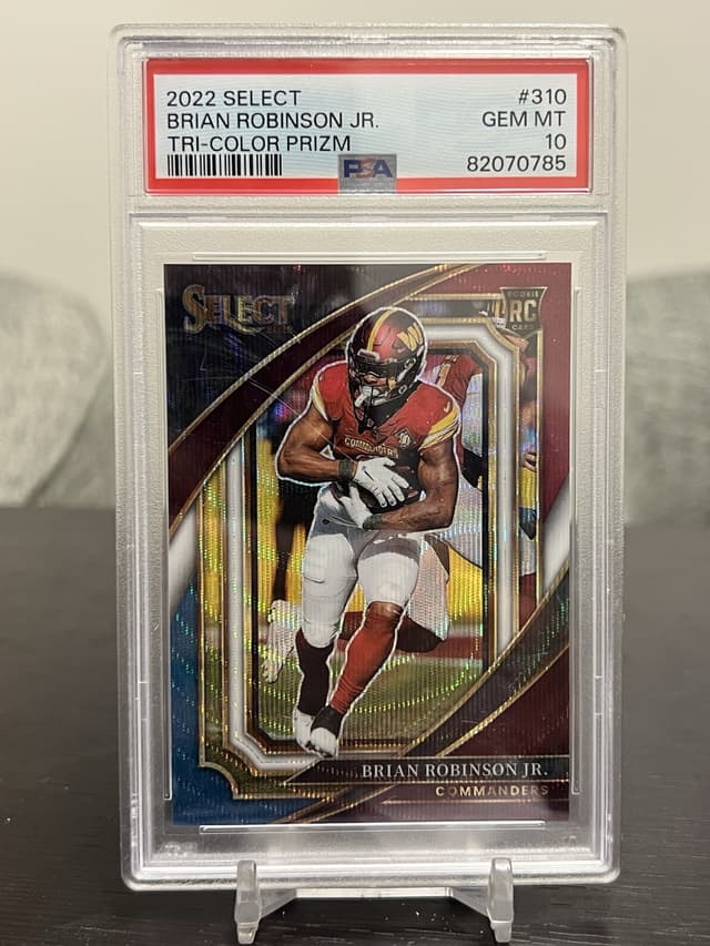 Brian Robinson Jr. Panini Select #310 Tri-Color Prizm