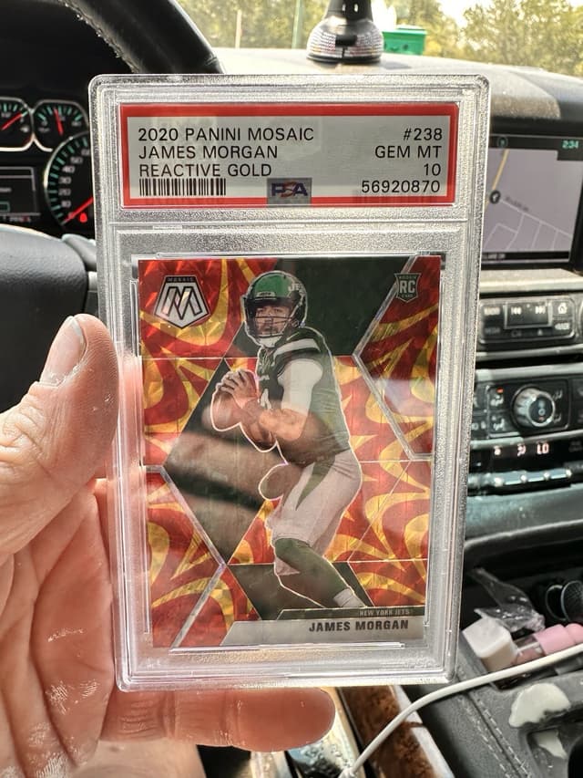 James Morgan Panini Mosaic #238 Reactive Gold