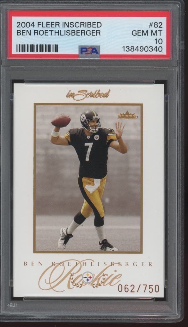 Ben Roethlisberger Fleer Inscribed #82 Base