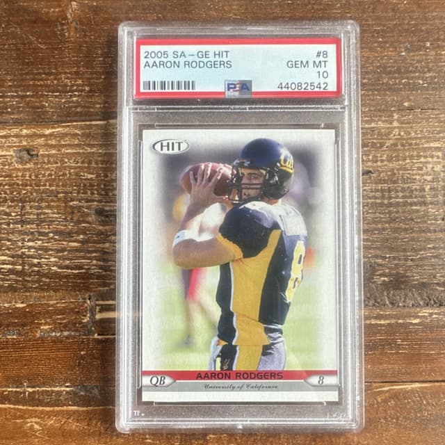 Aaron Rodgers SA-GE Hit #8 Base