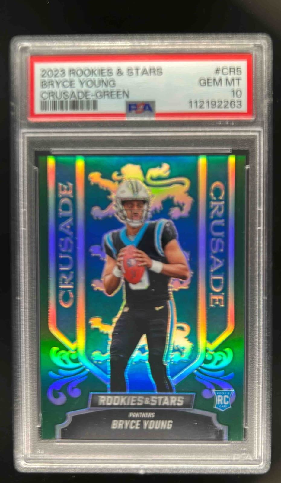 Bryce Young Panini Rookies & Stars Crusade #CR5 Green